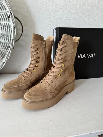 NIEUW > Beige Suede Via Vai Laarzen  / maat 41 beschikbaar voor biedingen