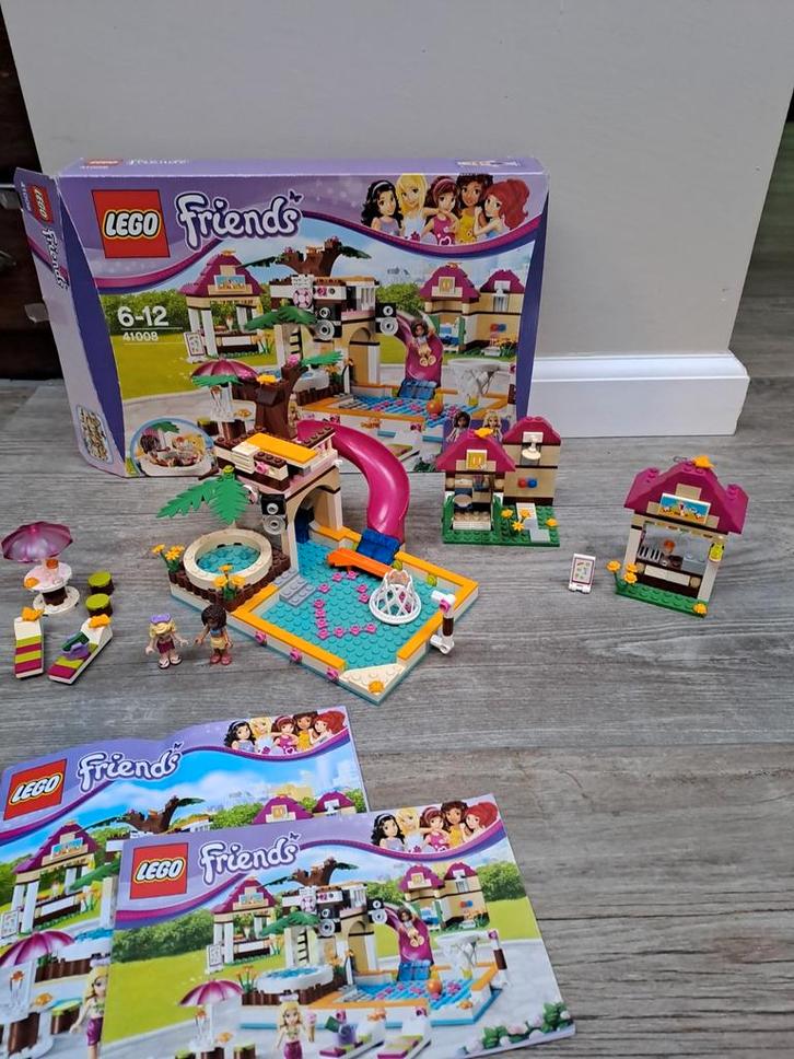 Lego Friends Heartlake Zwembad - Complete Set!, Kinderen en Baby's, Speelgoed | Duplo en Lego, Zo goed als nieuw, Lego, Complete set