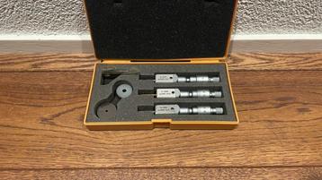 Mitutoyo 368-907 binnenschroefmaten set 3-6 0,001 draaibank beschikbaar voor biedingen