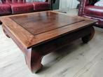 Opium tafel vierkant 1× 1 meter, Huis en Inrichting, Tafels | Salontafels, Ophalen, Gebruikt, Vierkant, 50 tot 100 cm