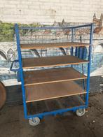 Magazijn kar of verplaatsbaar stellingkast, Doe-het-zelf en Verbouw, Transportwagens, 100 liter of meer, Ophalen, Zo goed als nieuw