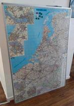 Grote magnetische Landkaart Benelux nederland kaart 135/100, Boeken, Ophalen, Zo goed als nieuw, 1800 tot 2000, Landkaart