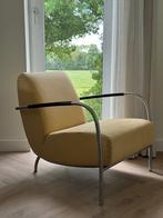 Harvink Columbus design fauteuil zandkleurig, Huis en Inrichting, Modern design, 75 tot 100 cm, Ophalen of Verzenden, Zo goed als nieuw