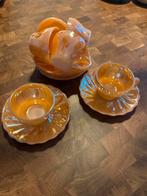 Vintage Anshor Kopjes en Schoteltjes, Ophalen, Gebruikt, Glas, Overige stijlen