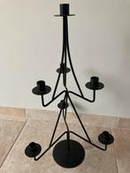 KERSTBOOMPJE kaarsen , zwart ijzer, Diversen, Ophalen, Zo goed als nieuw