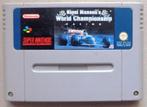Nigel Mansell's World Championship voor de Super Nintendo, Spelcomputers en Games, Games | Nintendo Super NES, Ophalen of Verzenden