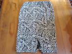 GOA Geweldige Elastische Zebra Print Rok met Split M 38, Maat 38/40 (M), Zwart, Ophalen of Verzenden, Zo goed als nieuw