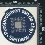 Sticker: Siemens - Perspectieven van de chip, Ophalen of Verzenden, Zo goed als nieuw, Bedrijf of Vereniging