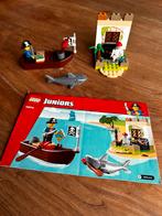 Lego junior 10679 piraat-skelet-haai-schat, Ophalen of Verzenden, Zo goed als nieuw, Complete set, Lego