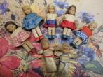 (54) Antieke houten popjes poppenhuis Ertsgebergte, Antiek en Kunst, Antiek | Speelgoed, Ophalen of Verzenden