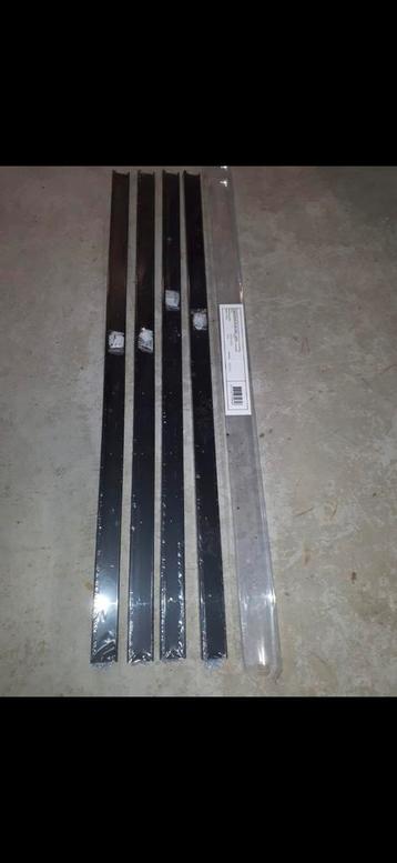 3 Zwarte Trapprofielen voor Laminaat - Nieuw beschikbaar voor biedingen