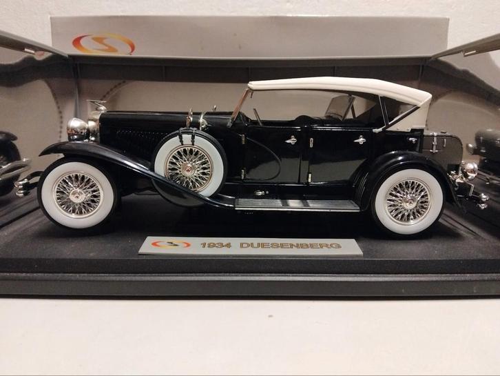 Duesenberg 1934 Limousine piano black Signature 1:18 KRD, Hobby en Vrije tijd, Modelauto's | 1:18, Zo goed als nieuw, Auto, Overige merken