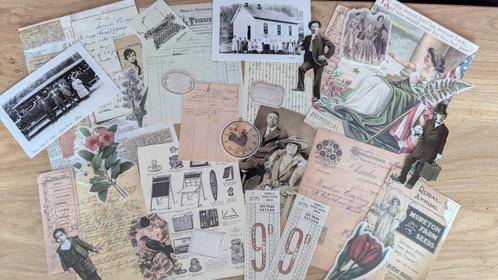 Ephemera set papieren stickers oa Tim Holtz 2, Hobby en Vrije tijd, Scrapbooking, Nieuw, Ophalen of Verzenden