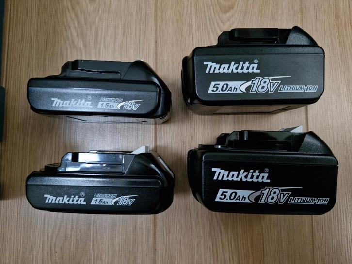 Makita accu' 18V BL1815N BL1850B DC18RC DC18RD DC18RE NIEUW, Doe-het-zelf en Verbouw, Gereedschap | Machine-onderdelen en Toebehoren