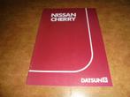 brochure Nissan Cherry, Ophalen of Verzenden, Nieuw, Nissan