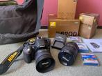 NIKON spiegelreflex camera D5200 set - met 55-200 objectief, Ophalen, Gebruikt, Spiegelreflex, Nikon