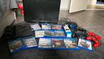 PlayStation 4, incl beeldscherm, spellen en extra’s, Ophalen, Zo goed als nieuw, Original, Met 3 controllers of meer