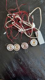 4 Inbouwspotjes - LED, Gebruikt, Led, Metaal of Aluminium, Ophalen of Verzenden