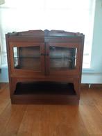 vintage/antiek theekastje, Huis en Inrichting, Kasten | Vitrinekasten, Ophalen, Gebruikt, 50 tot 100 cm, Minder dan 100 cm