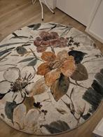 Bloemen vloerkleed., Huis en Inrichting, Ophalen, 150 tot 200 cm, Rond, Zo goed als nieuw