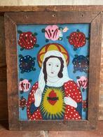 Roemeense religieuze iconen op glas, ca. 1920, Antiek en Kunst, Ophalen of Verzenden