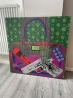 Modern kunstwerk wanddecoratie Cobra Art tas schilderij foto, Huis en Inrichting, Woonaccessoires | Schilderijen, Tekeningen en Foto's