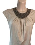 Airfield jurk L, Kleding | Dames, Jurken, Maat 38/40 (M), Beige, Ophalen of Verzenden, Zo goed als nieuw