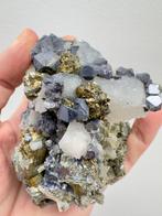 Groot stuk Galena-Pyriet op Quartz, Verzamelen, Mineralen en Fossielen, Ophalen of Verzenden, Mineraal