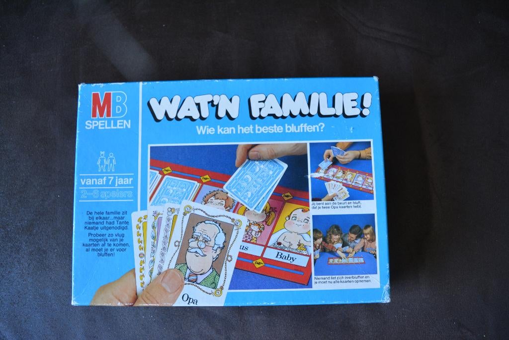 wat n familie, Hobby en Vrije tijd, Gezelschapsspellen | Bordspellen, Ophalen of Verzenden, Gebruikt