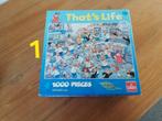 puzzel 1000 stukjes

compleet Goliath That's life, Ophalen of Verzenden, 500 t/m 1500 stukjes, Zo goed als nieuw