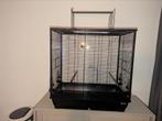 Flamingo vogelkooi zwart, Ophalen, Zo goed als nieuw, Metaal, Vogelkooi