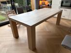 Massief houten eettafel - White Wash - 6 persoons, Huis en Inrichting, Tafels | Eettafels, Ophalen, Gebruikt, 100 tot 150 cm, 200 cm of meer
