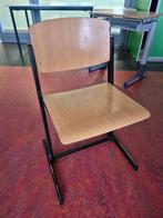 schoolstoel 10 stuks, Ophalen, Gebruikt, Bruin, Vijf, Zes of meer stoelen