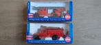 SIKU Magirus brandweer 4114 en 4115, Hobby en Vrije tijd, Modelauto's | 1:50, Ophalen of Verzenden, Zo goed als nieuw, Bus of Vrachtwagen