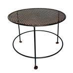 Salontafel, pilastro, Mathieu Mategot stijl, Ophalen, Minder dan 45 cm, Metaal of Aluminium, Rond