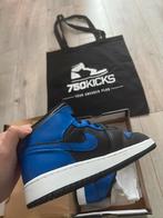 Nike Air Jordan 1 Mid Hyper Royal Blue Black Maat EU39 US6.5, Nieuw, Jordan, Blauw, Sneakers of Gympen