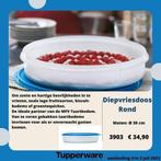 Tupperware nieuw ronde diepvries doos, Nieuw, Ophalen of Verzenden