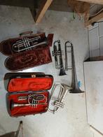 Oude Muziekinstrumenten in Kist, Ophalen, Gebruikt