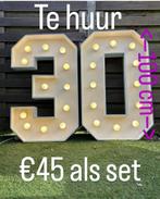 Licht cijfers te huir voor 30 ste verjaardag, Ophalen, Zo goed als nieuw, Verjaardag