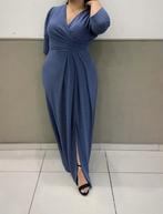 Blauwe Galajurk Maat 46, Kleding | Dames, Ophalen of Verzenden, Gedragen, Blauw, Onder de knie