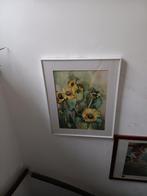 Zonnebloemen Aquarel Schilderij, Ophalen of Verzenden