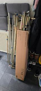 Diverse metalen frame stokken voor voortent of luifel., Ophalen, Zo goed als nieuw