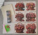 Diamond painting set, bloemen mandjes, 6 dubbele kaarten, Hobby en Vrije tijd, Kaarten | Zelf maken, Ophalen of Verzenden, Nieuw