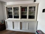 Wit massief houten buffetkast, Huis en Inrichting, Kasten | Buffetkasten, Ophalen, Modern/ landelijk, 200 cm of meer, 200 cm of meer