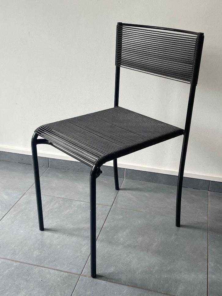 Alias Spaghetti Chair, Huis en Inrichting, Stoelen, Gebruikt, Vijf, Zes of meer stoelen, Kunststof, Metaal, Zwart, Ophalen