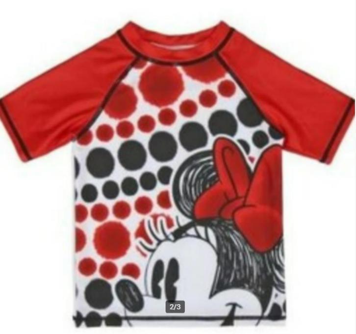 Minnie Mouse UV Shirt in diverse maten *Nieuw met labels*, Kinderen en Baby's, Kinderkleding | Kinder-zwemkleding, Nieuw, Zwem-accessoire