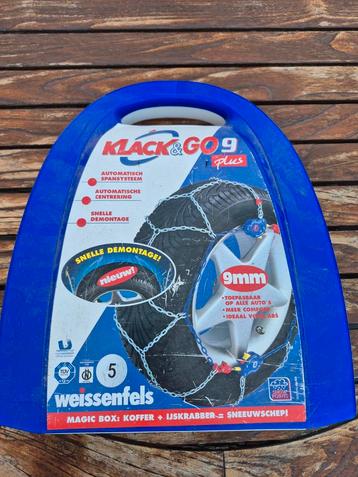 Weissenfels Klack&Go 9 Plus Sneeuwkettingen - Nieuw beschikbaar voor biedingen