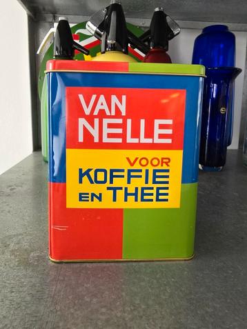 Antieke Koffie / Thee & Cacao en Suiker (winkel) blikken beschikbaar voor biedingen