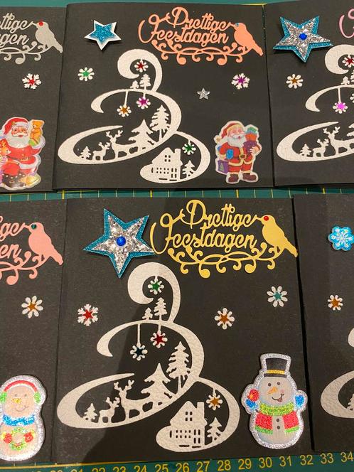 Kerstkaarten, Hobby en Vrije tijd, Kaarten | Zelf maken, Nieuw, Overige typen, Kerst, Ophalen of Verzenden