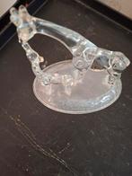 Kristallen Giraffe met Baby, Ophalen of Verzenden